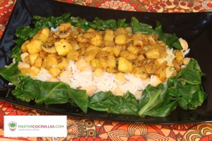 garbanzos con arroz y verduras logo