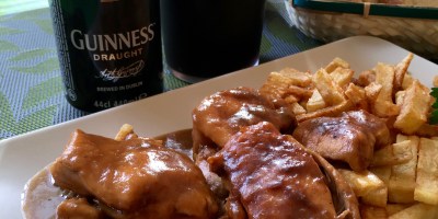 Pollo a la guinness