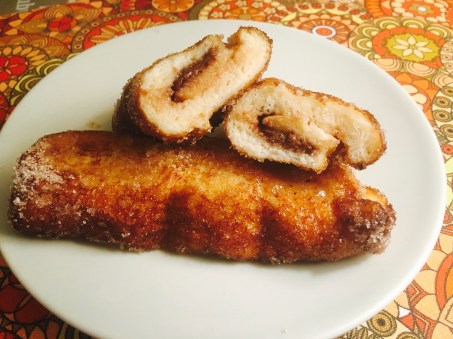 Torrijas rellenas de nutella