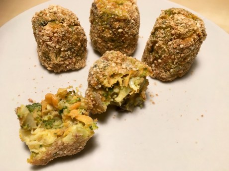 croquetas al horno de brócoli
