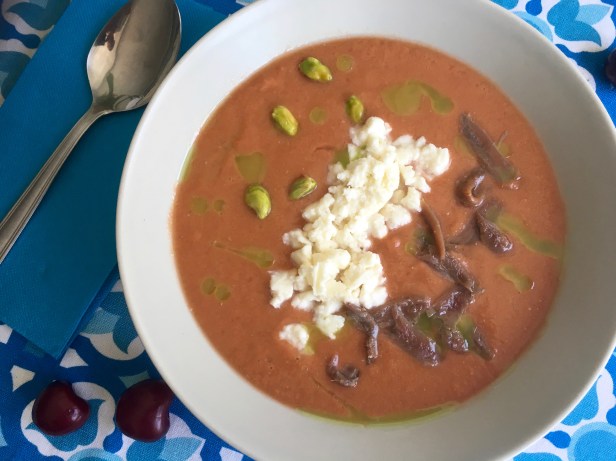 gazpacho de cerezas